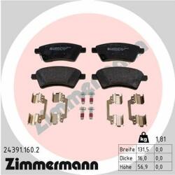 ZIMMERMANN set placute frana, frana disc ZIMMERMANN 24391.160. 2