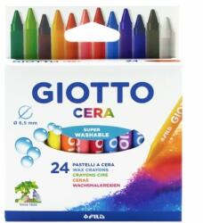 GIOTTO Zsírkréta GIOTTO Cera kerek hegyezett 24 színű (282200) - robbitairodaszer