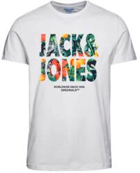 JACK & JONES Tricou pentru bărbați JORBOOSTER Standard Fit 12232998 Bright White M