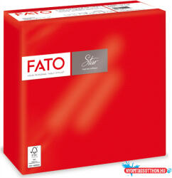  Szalvéta 2 rétegű 38 x 38 cm 40 lap/cs Fato Star piros_82990400 (48077)