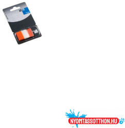 Info Notes Jelölõcímke 25x43mm, 50lap, műanyag, Info Notes Info Flags transzparens narancs (23118) - nyomtassotthon