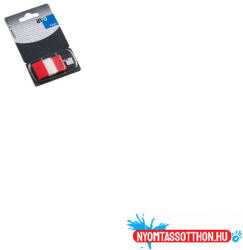 Info Notes Jelölõcímke 25x43mm, 50lap, műanyag, Info Notes Info Flags transzparens piros (23119) - nyomtassotthon