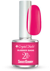 Crystal Nails 2S SmartGummy Rubber base gel - Nr19 Electric Pink 8ml