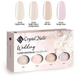 Crystal Nails Wedding 3 STEP CrystaLac készlet (4x4ml)