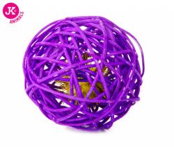 JK rattan macskajáték labda lila 6cm
