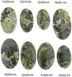  Cabochon din Jad Chita Natural - Oval 36 - 52 x 20-33 x 5-9 mm - 1 Buc