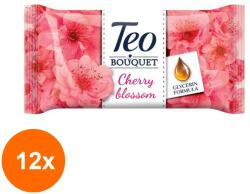 Teo Set 12 x Sapun Solid Teo Cherry Blossom, 70 g