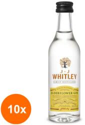 JJ Whitley Set 10 x Gin Jj Whitley, Flori de Soc, Elderflower Gin, 38.6% Alcool, Miniatura, 0.05 l