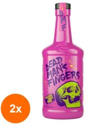 Dead Man's Fingers Set 2 x Rom Dead Man's Fingers Fructul Pasiunii, Passion Fruit Rum 37.5% Alcool, 0.7 l