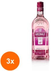 Greenall's Set 3 x Gin Qnt Greenalls, Fructe de Padure, Wild Berry Gin, 37.5% Alcool, 0.7 l