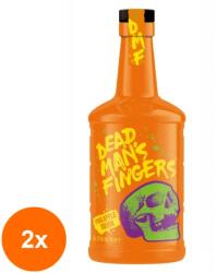 Dead Man's Fingers Set 2 x Rom Dead Mans Fingers, Ananas, Pineapple Rum, 37.5% Alcool, 0.7 l