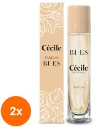 Bi Es Set 2 x 15 ml Apa de Parfum Bi-es Cecile, pentru Femei