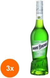 Marie Brizard Set 3 x Lichior de Pepene Verde Marie Brizard 17% Alcool, 0.7 l