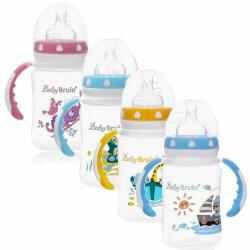 Baby Bruin Cumisüveg Megújult verzió Fogóval széles szájú (240 ml/db)
