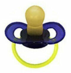 Hopp Játszócumi Világítós, kék latex cseresznye (méret: 2) 6+ hó