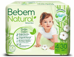 Bebem Natural pelenka (4-es) 7 - 14 kg (30 db/cs) - diaper