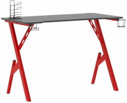 vidaXL 110x60x75 cm Y Black/Red (325407)