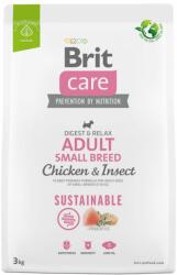 Brit Brit Care Dog Sustainable Adult Small cu Pui, 3 kg