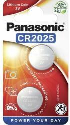 Panasonic CR2025 3V lítium gombelem 2db/csomag (CR2025-2B-PAN) (CR2025-2B-PAN)