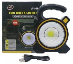  Преносима лампа Cob Work Lights със соларен панел, USB порт JY-819