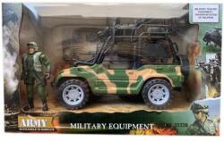 Magic Toys Katonai Jeep figurával és kiegészítőkkel (MKO461045)