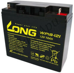 Long Akkumulátor 12V 18Ah Szünetmentes WP18-12SHR (AKKU WP18-12SHR)