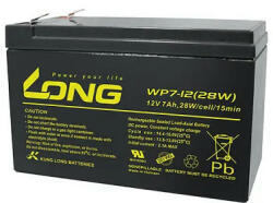 Long Akkumulátor 12V 7Ah Szünetmentes WP7-12 (AKKU WP7-12)