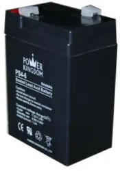 POWER KINGDOM Akkumulátor 6V 4Ah Szünetmentes PK6-4 (PK6-4)