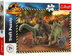 Trefl - Puzzle Dinosaurs from the Jurassic Park - 200 piese