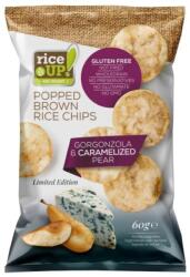 RiceUP! gorgonzola és körte ízű rizs chips 60g