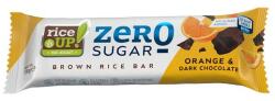 RiceUP! , Zero Rizsszelet narancs ízű étcsokoládé, hozzáadott cukor nélkül, 18g