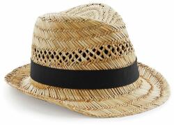 Beechfield Pălărie de paie Summer Trilby - Natural | L/XL (B730-1000038787)