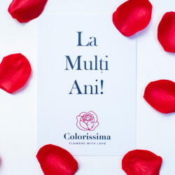 Colorissima Felicitare - La multi ani -