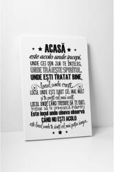 4 Decor Tablou canvas : Acasa - beestick-deco - 104,00 RON