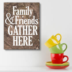 4 Decor Tablou canvas : Familia si Prietenii - beestick-deco - 104,00 RON