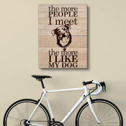4 Decor Tablou canvas : I like my dog - beestick-deco - 174,00 RON