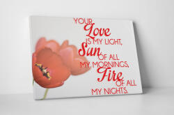 4 Decor Tablou canvas : Your Love is My Light - beestick-deco - 104,00 RON