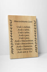 4 Decor Tablou canvas : Binecuvantarea casei - beestick-deco - 104,00 RON