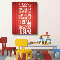 4 Decor Tablou canvas : Despre Familie si Iubire - beestick-deco - 104,00 RON