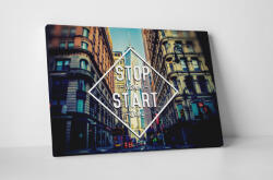 4 Decor Tablou canvas : Stop Wishing Start Doing - beestick-deco - 104,00 RON