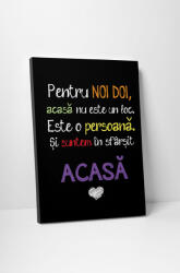 4 Decor Tablou canvas : Pentru noi doi - beestick-deco - 104,00 RON