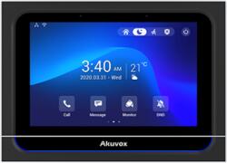 Akuvox Post de interior IP SIP Akuvox X933W monitor de 7 inch PoE (X933W-BK)