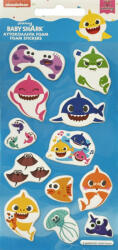 Baby Shark pufi szivacs matrica szett (GIM77512038A) - gyerekagynemu
