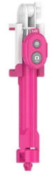  Selfie Stick cu telecomanda detasabila si sistem trepied - IOS si Android - Roz