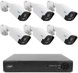 PNI Camera de supraveghere Pachet supraveghere video NVR PNI House IP716 si 6 camere PNI IP125 cu IP, 5MP (PNI-716-IP125-6)