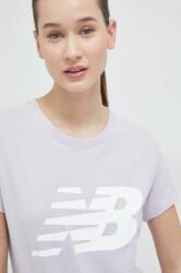 New Balance t-shirt női, lila - lila XS