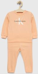 Calvin Klein Jeans gyerek együttes narancssárga - narancssárga 80