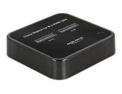 Delock M. 2 dokkoló állomás 2 db. M. 2 NVMe PCIe SSD-hez klón funkcióval (64177)