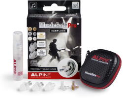 Alpine Fitness MUSICSAFEPRO-2019-TR - Earplug kit for hearing protection including 3 attenuation filters and travelbox - Black edition 2014 - B781B
