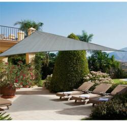 Sun Garden Napvitorla - árnyékoló teraszra, háromszög alakú 3x3x3 m Grafitszürke színben - HDPE anyagból